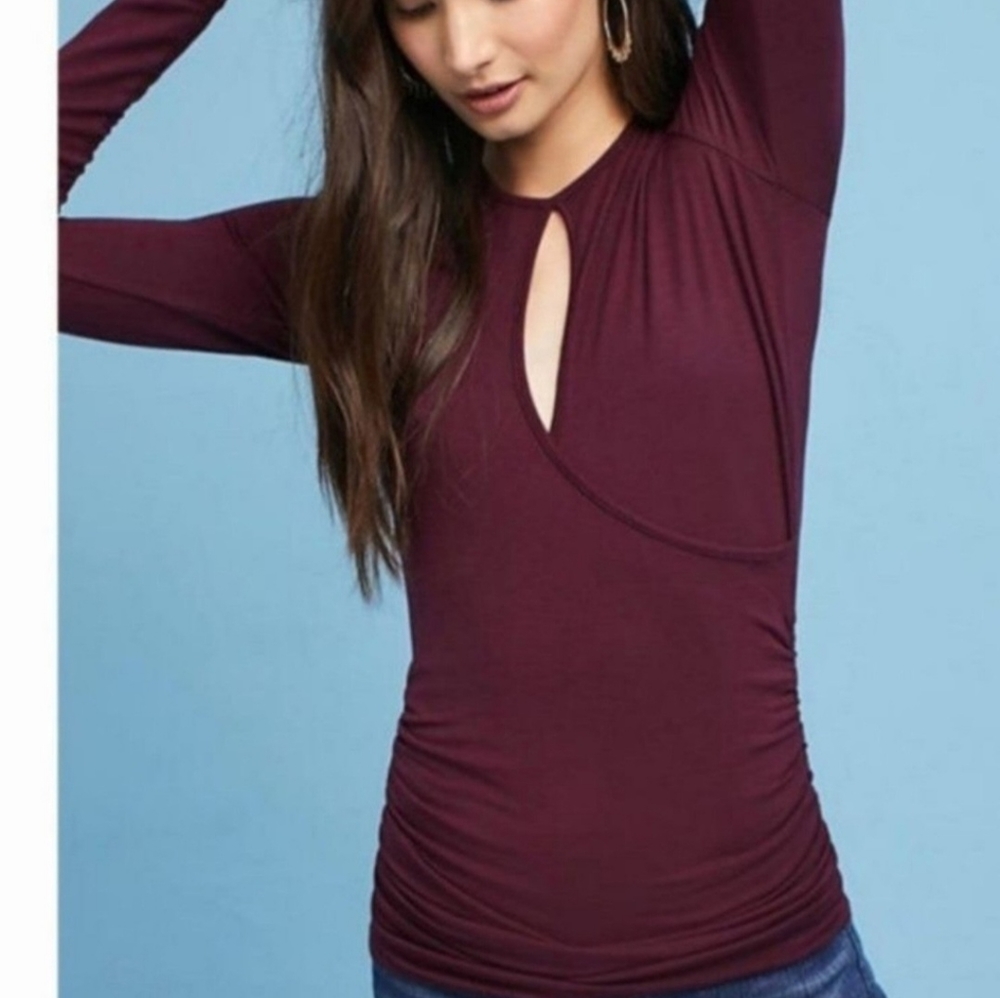 Vanessa Virginia Plum Joanie Top